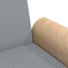 vidaXL Sofa Bed Light Grey Fabric (100% polyester), plywood Standard