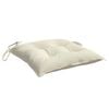 vidaXL Chair Cushion Set of 6 Cream white Oxford fabric 15.7x15.7 in