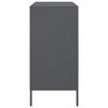 vidaXL Sideboard Anthracite Steel Medium Doors Sideboard Rectangular