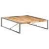 vidaXL Coffee Table Rough Mango Wood Rough Mango Wood, Powder-Coated Steel