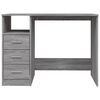 vidaXL Desk Grey sonoma Engineered wood Medium Desk Rectangular