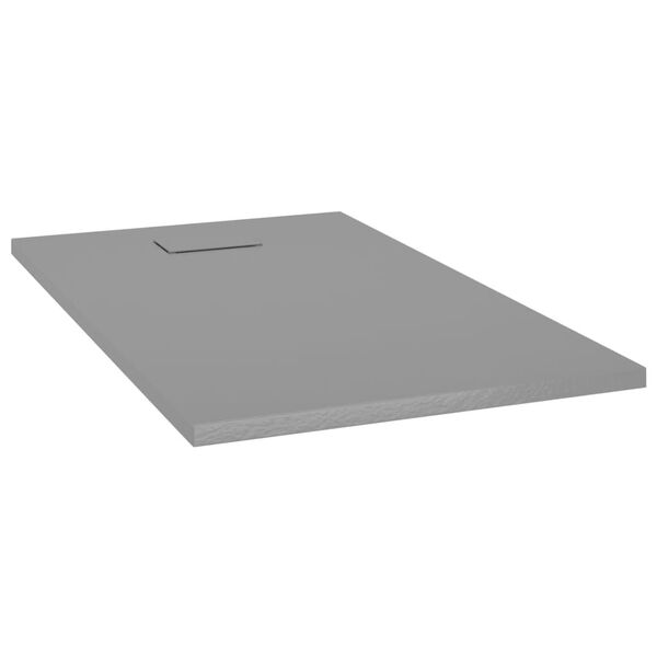 vidaXL Shower Base Tray SMC Grey 47.2x27.6"