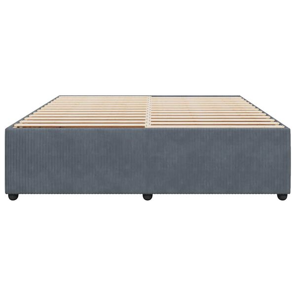 vidaXL Bed Frame Dark Grey