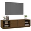 vidaXL TV Cabinet Honey brown Solid pine wood Large TV Cabinet