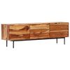 vidaXL TV Stand 55.1"x11.8"x17.7" Solid Wood Acacia