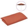 vidaXL Replacement Fabric Terracotta 100% polyester 118.1 in diameter