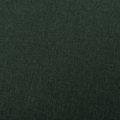 vidaXL Recliner Dark Green Fabric