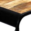 vidaXL Dining Table Brown Solid Mango Wood 46.5x23.6x29.9 in Industrial