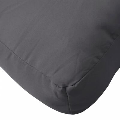 vidaXL Pallet Cushion 31.5"x31.5"x4.7" Gray Fabric