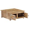 vidaXL Coffee Table Natural Mango Wood Solid Mango Wood Compact