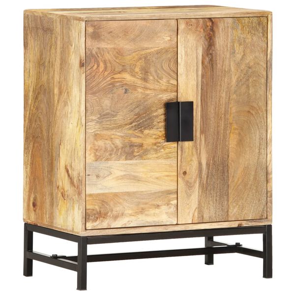 vidaXL Sideboard Brown Solid mango wood, Powder-coated steel Medium
