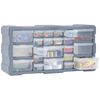 vidaXL Multi-drawer Organizer with 22 Drawers 19.3"x6.3"x10"