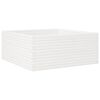 vidaXL Garden Planter White Solid pine wood Plenty of space