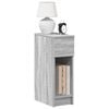 vidaXL Bedside Cabinet Set of 2 Grey Sonoma Engineered wood