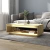 vidaXL Coffee Table Natural Pine Solid Pinewood Medium Coffee Table