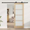 vidaXL Sliding Door ORKDAL Natural 30.71 x 79.53 in