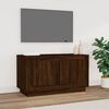 vidaXL TV Cabinet Brown oak Engineered wood Medium TV Cabinet