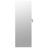 vidaXL Mirror Jewelry Cabinet White