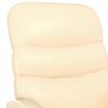 vidaXL Recliner Cream Faux Leather