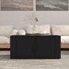 vidaXL Coffee Table Black Engineered wood Medium Coffee Table