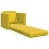 vidaXL Sofa Bed Dark Yellow 29.13 x 30.31 x 31.89 in Velvet