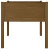 vidaXL Garden Planter Honey Brown Solid Pine wood 27.6x27.6x27.6 in