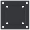 vidaXL Post Bases Square 4 pcs Anthracite 3.98x3.98" Powder-coated Steel