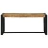 vidaXL Bench Brown 100 x 35 x 45 cm Solid Mango wood
