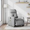 vidaXL Electric Massage Recliner Chair Light gray