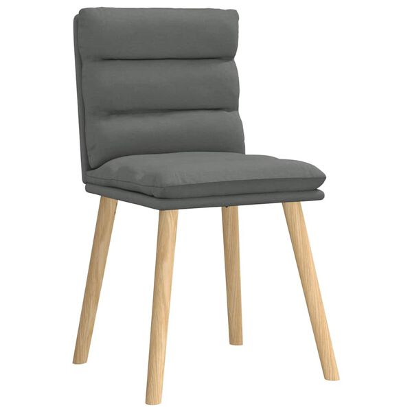 vidaXL Dining Chair Set of 6 Dark Gray