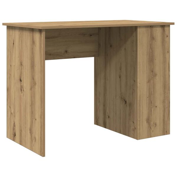 vidaXL Desk Artisan Oak Engineered Wood 39.4 x 21.7 x 29.5 in Shelving