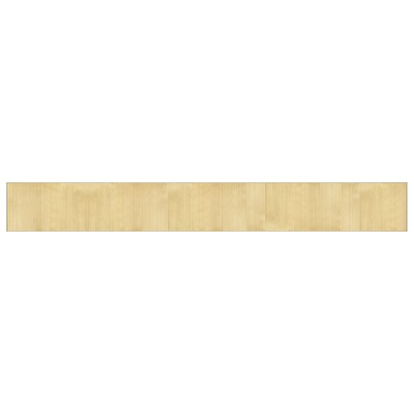 vidaXL Rug Light Natural Bamboo, Polypropylene 23.6 x 196.9 in Rug
