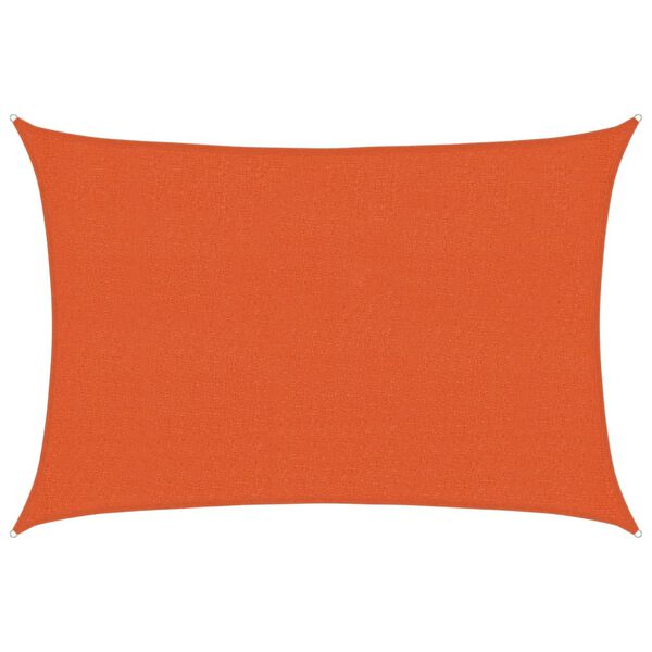 vidaXL Sunshade Sail 1.75 oz/ft&sup2; Orange 8.2x11.5' HDPE