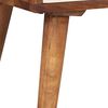 vidaXL Bedside Table Brown Solid Acacia wood 17.7x11.8x17.7 in Modern