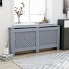 vidaXL Radiator Cover Anthracite 67.7"x7.5"x32.1" MDF