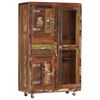 vidaXL Highboard Natural wood tones with rustic charm