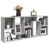 vidaXL Book Cabinet Grey Sonoma Engineered Wood Tall Book Cabinet