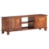 vidaXL TV Stand Honey Brown 47.2"x11.8"x16.1" Solid Wood Acacia