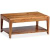 vidaXL Coffee Table Solid Wood 34.6"x19.7"x15"