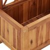 vidaXL Garden Raised Bed Natural wood color Solid acacia wood Medium