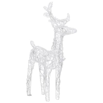vidaXL Reindeers & Sleigh Christmas Decoration 240 LEDs Acrylic
