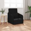 vidaXL Sofa Bed Black 25.59 x 31.50 x 32.68 in Velvet
