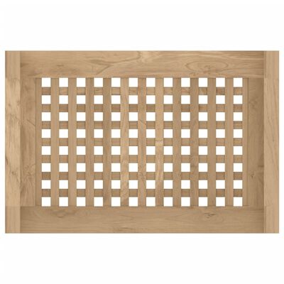 vidaXL Bathroom Side Table 17.7"x11.8"x17.7" Solid Wood Teak