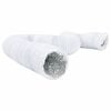 vidaXL Ventilation Duct Aluminium and PVC 19.7 ' &Oslash;3.9 "
