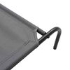 vidaXL Elevated Dog Bed Grey Oxford fabric, powder-coated steel