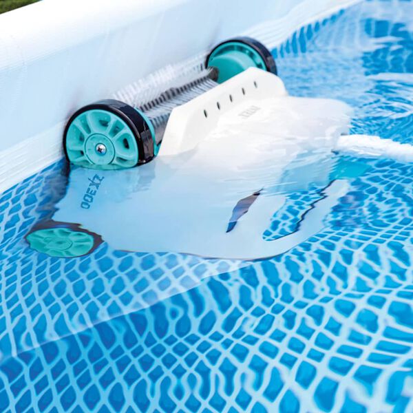 INTEX Pool Cleaner White, Turquoise ABS Medium Portable Pool Cleaner