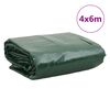vidaXL Tarpaulin Green 13.1x19.7' 7.11 oz/ft²