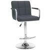 vidaXL Bar Stool Set of 2 Gray