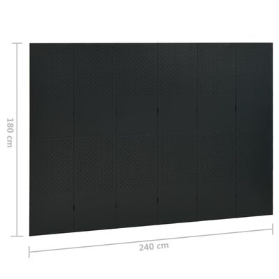 Dimensions overlay showing overall panel wall measuring 240 cm wide by 180 cm high.