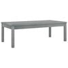 vidaXL Garden Lounge Set Grey Solid Acacia Wood, 100% Polyester Standard
